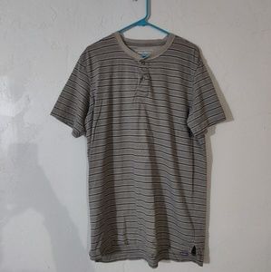 Eddie Bauer 2 button Henley